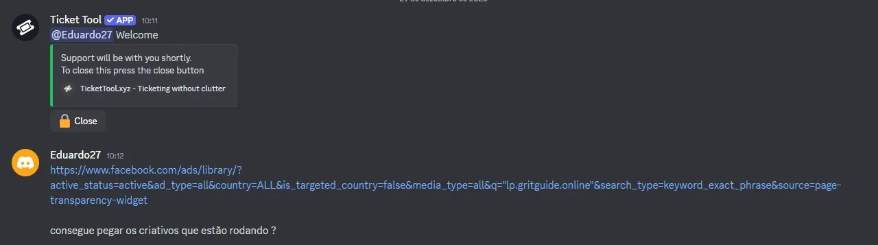 Pedidos de quebra de cloacker